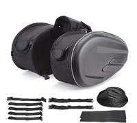 TOOSOAR Borse Laterali Moto,36L-58L,Impermeabile,Borsa Moto,per uno Spazio di Archiviazione Aggiuntivo,Nero