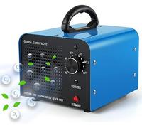 TOOSOAR Generatore di Ozono Professionale 60000mg/h, Purificatore d'aria Industriale Portatile, Ozonizzatore Purificatore d'Aria Ozono con 60 Min Timer, Macchina Ozono per Sanificare Casa e Auto