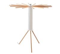 TOOSOAR Stendibiancheria in Legno,Stendibiancheria Pieghevole,Treppiede, con 16 Barre Sospese,per Casa, Interni Ed Esterni