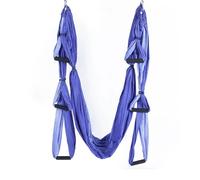 TOOSOAR Yoga Amaca Set Aerial,Aerial Yoga Swing,Anti-Gravity Yoga Pilates,con Manico in Schiuma Spessa,Carico Massimo 200 kg (Viola Chiaro)