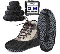 TOOSOFt Nero Copriscarpe Monouso Riutilizzabili (100 pezzi) Calzari Monouso usa e Getta di tessuto non tessuto - Copri Scarpe da Casa usa e Getta Impermeabile e Riciclabili