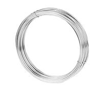 TooTaci Corda in acciaio inox, 10M/1.5mm piegabile Craft filo d'argento in acciaio inox, filo immagine, appeso filo per il giardino filo traliccio, modello di scultura, artigianato