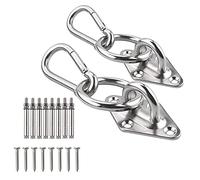 TooTaci Hammock Chair Kit per appendere definitivo - Soffitto in cemento e gancio per travi in legno Viti per gancio e viti di fissaggio resistenti in acciaio inossidabile