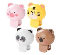 Tooth Brush Cover Head - 4 pezzi polvere Proof and Water, Toothbrush Protector with Ventilation Holes, Animal Shape Electric Toothbrush Head Cover | Protective Compact Gadgets for Teens Elderly