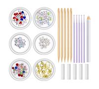Tooth Gems, Gem Kit, Application with Adhesive, Artificial Crystals, Teeth Jewelry Shine for Parties, Weddings, Birthdays, Festivals, Cosplay, Prom Nights, Photoshoots, Teens