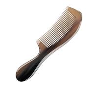 Tooth Hairbrush, Anti-Static Horn Comb, Natural Brush Set, 5,12 x 1,97 x 0,28 Inches Beard Grooming Tool Scalp Massage Frizz Control Premium Hair Care for Men and Women 60 g