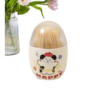 Tooth Picks Holder Dispenser - Magnetic Toothpick Holder For Fridge,Novelty Magnetic Fridge Attach Large Capacity Tooth Pick Container For Appetizers Food Teeth Cocktail Sandwich Purse Travel