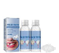 Tooth Repair Kit,Thermal Beads Temporary Teeth Replacement Kit,Fake Teeth Replacement Kits,Dental Repair Kits for Fix Missing and Broken Tooth (2 Pcs)