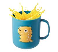 Toothbrush Cup - 400ml Dinosaur Design, Unbreakable Drinking Mouthwash Cup, PP Material for Kids Boys and Girls, Home, Kitchen, and Bathroom Use, Unbreakable Dinosaur Design