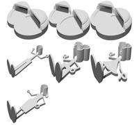 Toothbrush Head Holder Compatible with Oral-B and Philips Sonicare with Stand