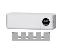 Toothbrush Holder, Wall Toothbrush Organizer, 8,66 x 2,76 x 1,57 pollici Uvc Sterilizer Digital Display Air Drying, Bathroom Storage for Home, RV, Shaver, Toillet and Apartment