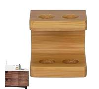 Toothbrush Holders for Bathrooms, Waterproof Wooden Toothbrush Holder, Space Saving Toothbrush Holder, Multipurpose Toothbrush Rack, Electric Toothbrush Head Holder, Stylish Bathroom Toothbrush Holder