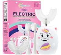 Toothbrushes U Shape, Kids Automatic Toothbrush, Toddler Toothbrush U Shaped, U Toothbrush Kids, Auto Toothbrush, Ricaricabile Electric Brush Age 2+, Bambini, U-Shaped Toothbrush (Unicorn)