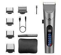 toothgeneric Strumento per tagliare i capelli, tagliacapelli con schermo LED lavabile ricaricabile professionale elettrico trimmer barbiere per uomo testa taglierina ceramica (colore: tagliacapelli)
