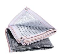TOOTHGENERIC Telo ombreggiante in Alluminio, Rete Riflettente, Isolante, Telo in Rete, 85% Anti UV, Traspirante, for Tende da Sole, Cortili, tetti, Serre(1x1m/3.3x3.3ft)