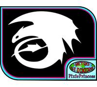 Toothless How To Treno Dragone H Vinile Adesivo Murale Poster Auto Bici Furgone
