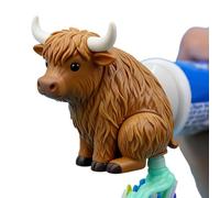 Toothpaste Topper - 1.97x1.97x1.57 Inches Cat Dog Cow Toothpaste Cap Dispenser, 3D Printed Animal Shape Tube Cap | For Pet Lovers Adults Girls Boys Teens Family Bathroom Travelling