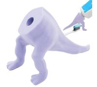Toothpaste Topper Cap - Funny Animal Squeezer, Silicone Gag Gift, Novelty Dispenser Accessory | Creative Pooping Dispenser Silicone Cap, Hilarious Bathroom Topper Self-Closing Toothpaste Lid For Kids,