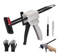 Toothpaste Tube Glue Gun-704 Universal Silicone Manual Glue Dispenser Extruder Tool for Toothpaste Cream Adhesive Sealant and Repair Applications (1 Set)