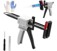 Toothpaste Tube Glue Gun, Silicone Manual Glues Guns Toothpaste Tube Extruder Tubes Squeezing, Squeezer Tool Dispenser, Ergonomic Manual Machine, For Sealant and Repair Tools Applications(1PC)