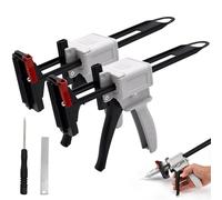 Toothpaste Tube Glue Gun Tube Squeezing Machine, 2025 New Silicone Manual Glues Guns, for Sealant and Repair Tool Applications, for 40-100g/ml (2PCS)