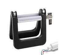 Toothpaste Tube Roller, Aluminum Squeezer Dispenser, Bathroom Organizer Tool, Heavy Duty Build, Ergonomic Crank Handle, Ideal for Ointment Hair Dye Cream Lotion Usage