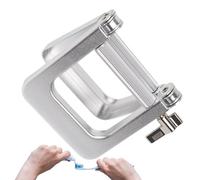 Toothpaste Tube Roller, Aluminum Squeezer Dispenser, Bathroom Organizer Tool, Heavy Duty Build, Ergonomic Crank Handle, Ideal for Ointment Hair Dye Cream Lotion Usage