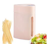 Toothpick Dispenser Automatic - Portable Pop-Up Holder, Pick Storage for Kitchen, Home Gadget Rack, Tabletop Tool with Modern Design, Toothpick Organizer Tray for Bathroom, Party, and Picnic Use