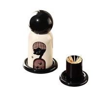 Toothpick Holder - Animal Pattern Design Storage Dispenser, Cute Toothpick Container Box, Hygienic Automatic Style Organizer for Easy Access and Table Decoration | Decorative Holder for Home Living