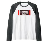 Tootsie Roll Wrapper Easy Halloween Costume Retro Candy Maglia con Maniche Raglan