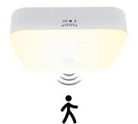Toowell Lampada a batteria da 10000 mAh con sensore di movimento, per interni, funzionamento a batteria, con sensore di movimento, batteria per garage, cantina, bagno, luce bianca calda