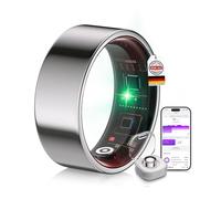 Top 1 9.0 Smart Ring e custodia di ricarica, numero di errore 0%, precisione superiore al 30%, IP68 + 50 m, 3 in titanio antiurto, da donna e uomo, per monitoraggio del sonno, indossabile, SpO2