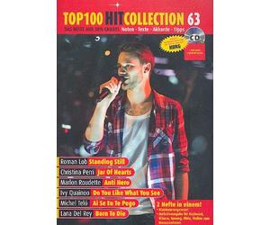 Top 100 Hit Collection (+ CD) Song Book canto/Pianoforte/Tastiera/