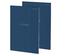 Top 2000 colori A5 blocco blocco 100 carte a scacchi