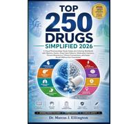Top 250 Drugs Simplified 2026: A Visual Pharmacology Study Guide and Coloring Workbook with Memory Hooks, Drug Class Patterns, Medication Generics, ... and Easier Recall Without the Overwhelm