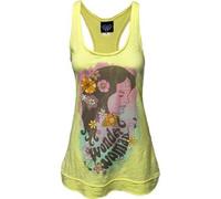 Top A Canotta Florale Acquerello Di Wonder Woman Per Ragazze, Piccolo