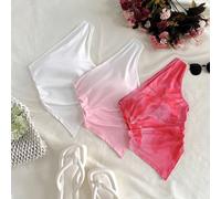 Top a canottiera con incrocio minimalista e casual, comodo per ragazze pre-adolescenti - Acquista 1 e ne ricevi 2 8Y,9Y,10Y,11Y,12YColore unicoTessuto