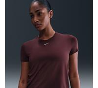 Top a manica corta Dri-FIT Nike One Classic - Donna - Rosso XS (IT 36-38)
