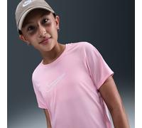 Top a manica corta Dri-FIT Nike One Fitted - Ragazza - Rosa XL