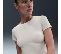 Top a manica corta Nike Form - Donna - Marrone XL (IT 52-54)