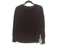 Champion Cambio Powerflex Donna collo Manica Lunga Maglione, Nero, Piccolo