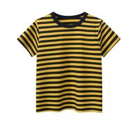Top a maniche corte per: magliette comode ed eleganti per e ragazze, perfette per la primavera e gli uomini neri, giallo., 7-8 Anni