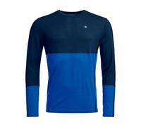 Top a maniche lunghe da uomo Ortovox 185 ROCK'N'WOOL LONG SLEEVE M (oceano profondo) L