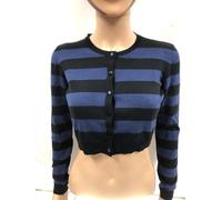 Top A Maniche Lunghe Donna Pinko 68% Viscosa Taglia M Colori Blu Nuovo