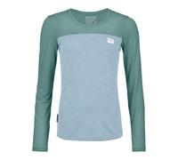 Ortovox - Women's 150 Cool Logo L/S - Maglia merino L turchese