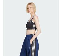 adidas Originals - adicolor - Reggiseno stile top nero con 3 strisce XL