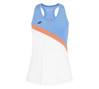 Babolat Top da tennis Play Tank Top Woman – bianco/blithe blue hthr – Taglia L