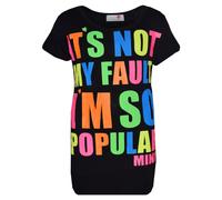 Top Bambina It's Not il Mio Difetto i Am So Famoso Stampa T Shirt 7-13 Anni
