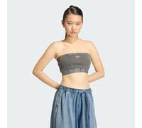 Top Bandeau Rib Essentials Washed Black 2XS