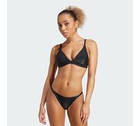 adidas Performance - Iconisea - Top bikini a triangolo nero a coste imbottito W40